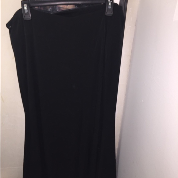 lane bryant long black skirt - Picture 1 of 3